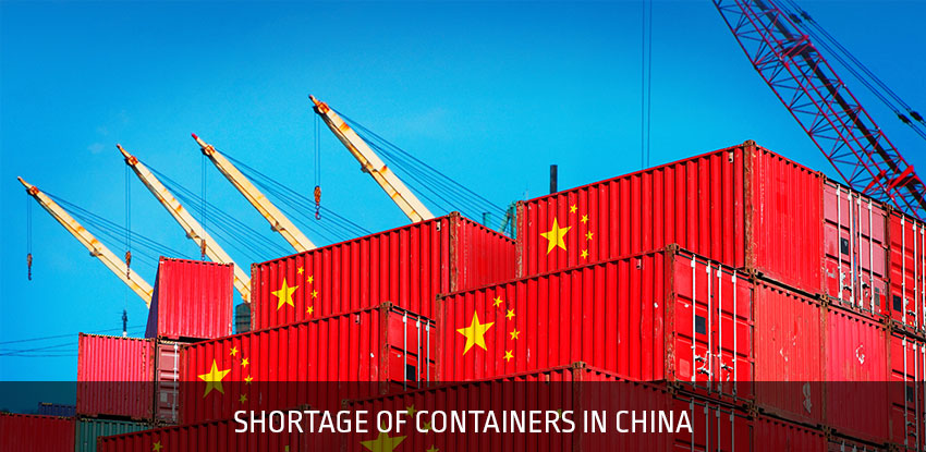 Shortage of Containers in China