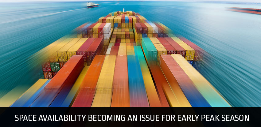 Port Space Availability Becoming an Issue For Early Peak Season