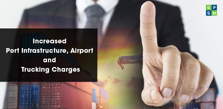 Increased Port Infrastructure, Airport and Trucking Charges