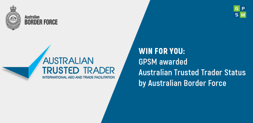 GPSM awarded Australian Trusted Trader Status