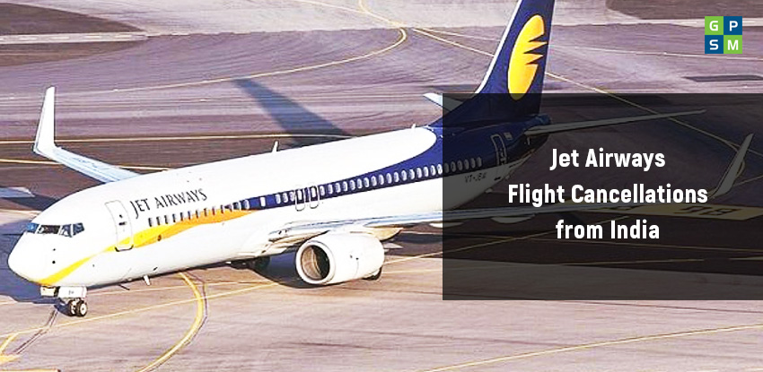 Jet Airways Flight Cancellations from India