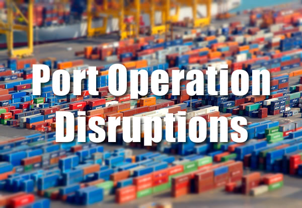 Sydney Port Disruptions May 2021