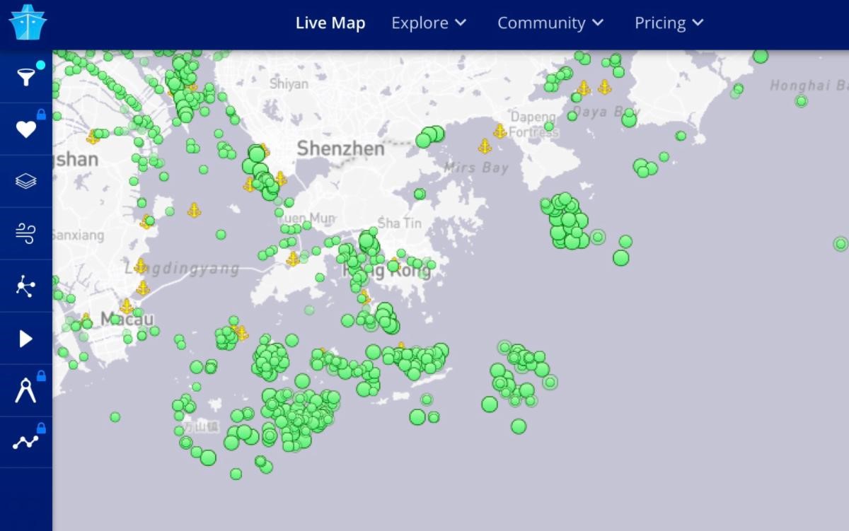 Containership Traffic Jam in Southeast Asia Worst Since April